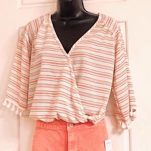 Boho striped blouse
